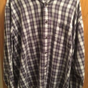 Men’s XL Button Up Front Eddie Bauer Shirt